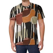 AILLOSA All Over Print YH-151 Kısa Kollu Baskılı Unisex T-shirt