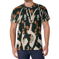AILLOSA All Over Print YH-153 Kısa Kollu Baskılı Unisex T-shirt
