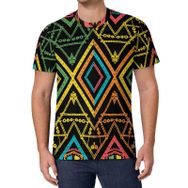 AILLOSA All Over Print YH-158 Kısa Kollu Baskılı Unisex T-shirt