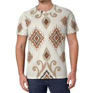 AILLOSA All Over Print YH-162 Kısa Kollu Baskılı Unisex T-shirt