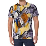 AILLOSA All Over Print YH-163 Kısa Kollu Baskılı Unisex T-shirt