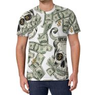 AILLOSA All Over Print YH-196 Kısa Kollu Baskılı Unisex T-shirt