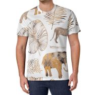 AILLOSA All Over Print YH-250 Kısa Kollu Baskılı Unisex T-shirt