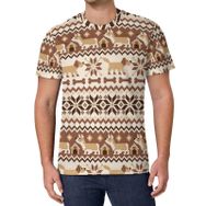 AILLOSA All Over Print YH-270 Kısa Kollu Baskılı Unisex T-shirt