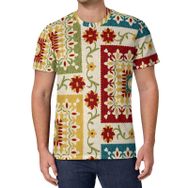 AILLOSA All Over Print YH-297 Kısa Kollu Baskılı Unisex T-shirt