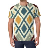 AILLOSA All Over Print YH-307 Kısa Kollu Baskılı Unisex T-shirt