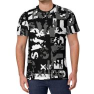 AILLOSA All Over Print YH-333 Kısa Kollu Baskılı Unisex T-shirt