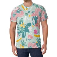 AILLOSA All Over Print YH-365 Kısa Kollu Baskılı Unisex T-shirt