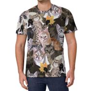 AILLOSA All Over Print YH-386 Kısa Kollu Baskılı Unisex T-shirt