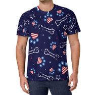 AILLOSA All Over Print YH-397 Kısa Kollu Baskılı Unisex T-shirt