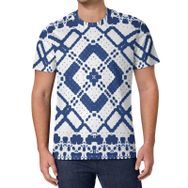 AILLOSA All Over Print YH-40 Kısa Kollu Baskılı Unisex T-shirt