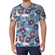 AILLOSA All Over Print YH-409 Kısa Kollu Baskılı Unisex T-shirt