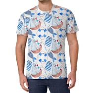 AILLOSA All Over Print YH-411 Kısa Kollu Baskılı Unisex T-shirt