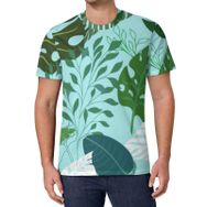 AILLOSA All Over Print YH-435 Kısa Kollu Baskılı Unisex T-shirt