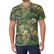 AILLOSA All Over Print YH-446 Kısa Kollu Baskılı Unisex T-shirt