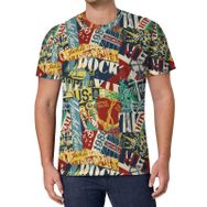 AILLOSA All Over Print YH-458 Kısa Kollu Baskılı Unisex T-shirt