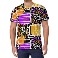 AILLOSA All Over Print YH-489 Kısa Kollu Baskılı Unisex T-shirt