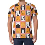 AILLOSA All Over Print YH-516 Kısa Kollu Baskılı Unisex T-shirt