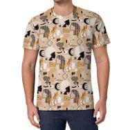 AILLOSA All Over Print YH-529 Kısa Kollu Baskılı Unisex T-shirt