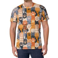 AILLOSA All Over Print YH-546 Kısa Kollu Baskılı Unisex T-shirt