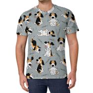 AILLOSA All Over Print YH-568 Kısa Kollu Baskılı Unisex T-shirt