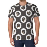 AILLOSA All Over Print YH-582 Kısa Kollu Baskılı Unisex T-shirt