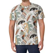 AILLOSA All Over Print YH-587 Kısa Kollu Baskılı Unisex T-shirt
