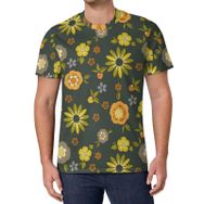 AILLOSA All Over Print YH-617 Kısa Kollu Baskılı Unisex T-shirt