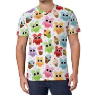AILLOSA All Over Print YH-618 Kısa Kollu Baskılı Unisex T-shirt