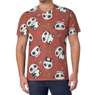 AILLOSA All Over Print YH-624 Kısa Kollu Baskılı Unisex T-shirt