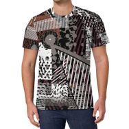 AILLOSA All Over Print YH-626 Kısa Kollu Baskılı Unisex T-shirt