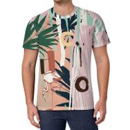 AILLOSA All Over Print YH-63 Kısa Kollu Baskılı Unisex T-shirt
