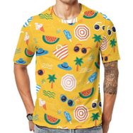 AILLOSA All Over Print YH-632 Kısa Kollu Baskılı Unisex T-shirt