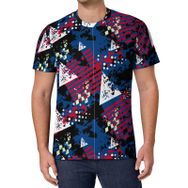 AILLOSA All Over Print YH-638 Kısa Kollu Baskılı Unisex T-shirt