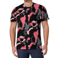 AILLOSA All Over Print YH-642 Kısa Kollu Baskılı Unisex T-shirt