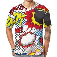 AILLOSA All Over Print YH-652 Kısa Kollu Baskılı Unisex T-shirt