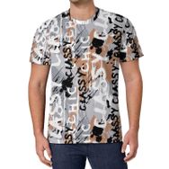 AILLOSA All Over Print YH-664 Kısa Kollu Baskılı Unisex T-shirt