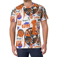 AILLOSA All Over Print YH-666 Kısa Kollu Baskılı Unisex T-shirt