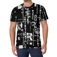 AILLOSA All Over Print YH-675 Kısa Kollu Baskılı Unisex T-shirt