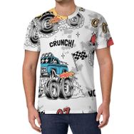 AILLOSA All Over Print YH-685 Kısa Kollu Baskılı Unisex T-shirt