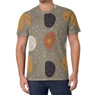 AILLOSA All Over Print YH-688 Kısa Kollu Baskılı Unisex T-shirt
