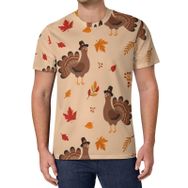 AILLOSA All Over Print YH-690 Kısa Kollu Baskılı Unisex T-shirt