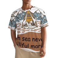 AILLOSA All Over TH-115 Kısa Kollu Baskılı Erkek T-shirt