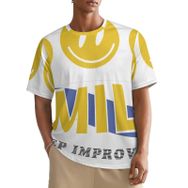 AILLOSA All Over TH-117 Kısa Kollu Baskılı Erkek T-shirt