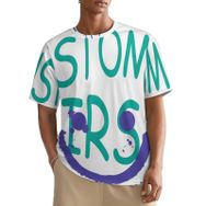 AILLOSA All Over TH-119 Kısa Kollu Baskılı Erkek T-shirt