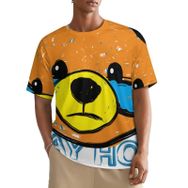 AILLOSA All Over TH-129 Kısa Kollu Baskılı Erkek T-shirt