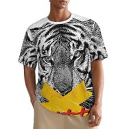 AILLOSA All Over TH-145 Kısa Kollu Baskılı Erkek T-shirt