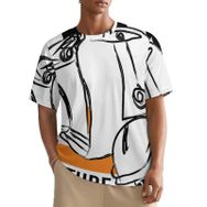 AILLOSA All Over TH-148 Kısa Kollu Baskılı Erkek T-shirt
