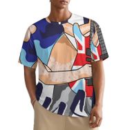 AILLOSA All Over TH-149 Kısa Kollu Baskılı Erkek T-shirt