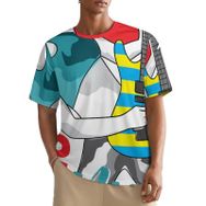 AILLOSA All Over TH-150 Kısa Kollu Baskılı Erkek T-shirt